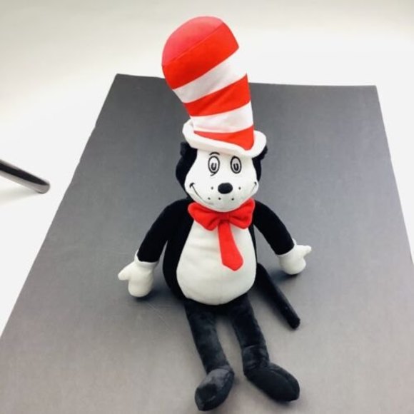Dr. Seuss The Cat in The Hat Plush Stuffed Animal Toy Kohl's Cares 18" - Picture 7 of 8